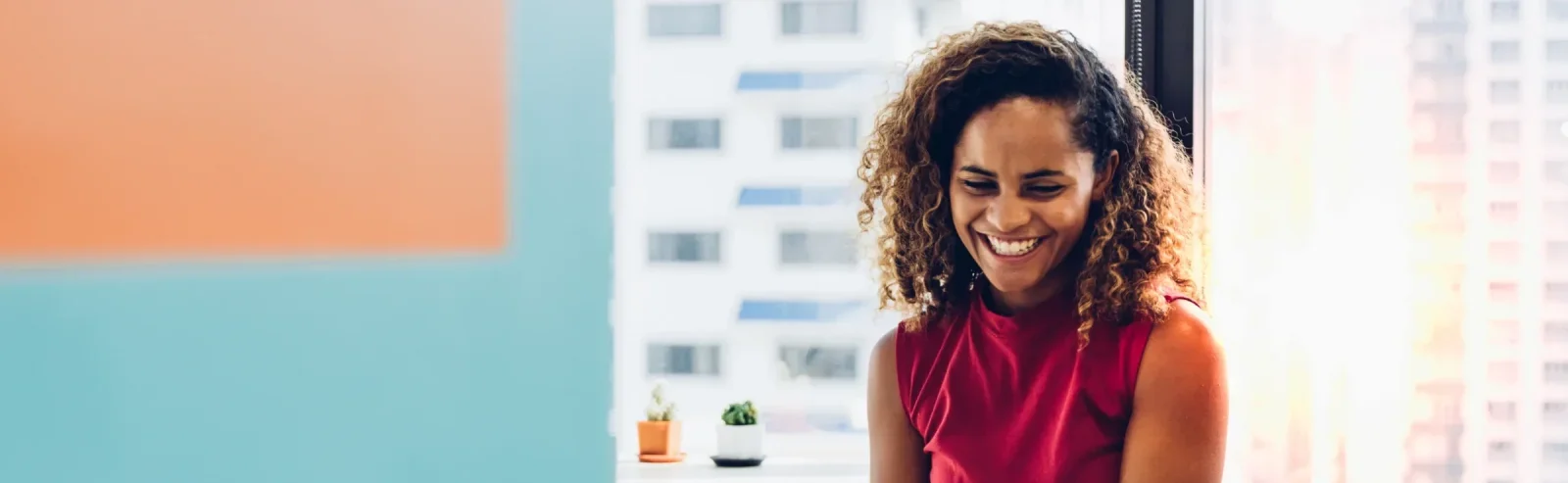 woman on smartpad